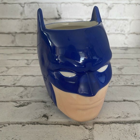 DC Comics Blue Batman Coffee Mug Silver Buffalo - Picture 1 of 5